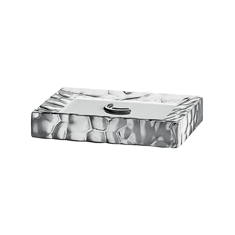 gedy-new-martina-porte-savon-argent-poser image 1