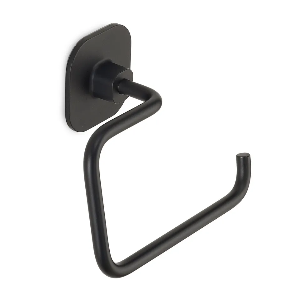gedy-teide-porte-rouleau-wc-noir-mat image 1