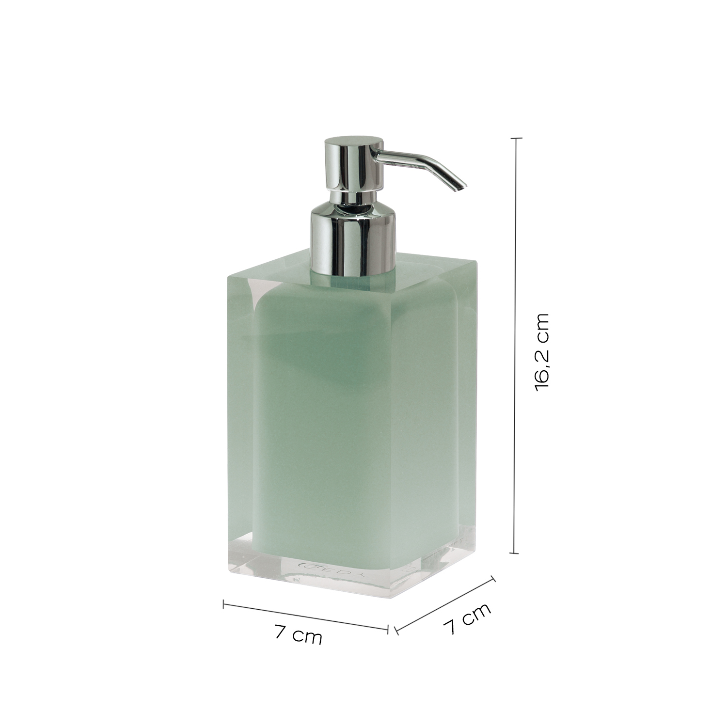 gedy-rainbow-distributeur-de-savon-menthe-verte-poser image 2