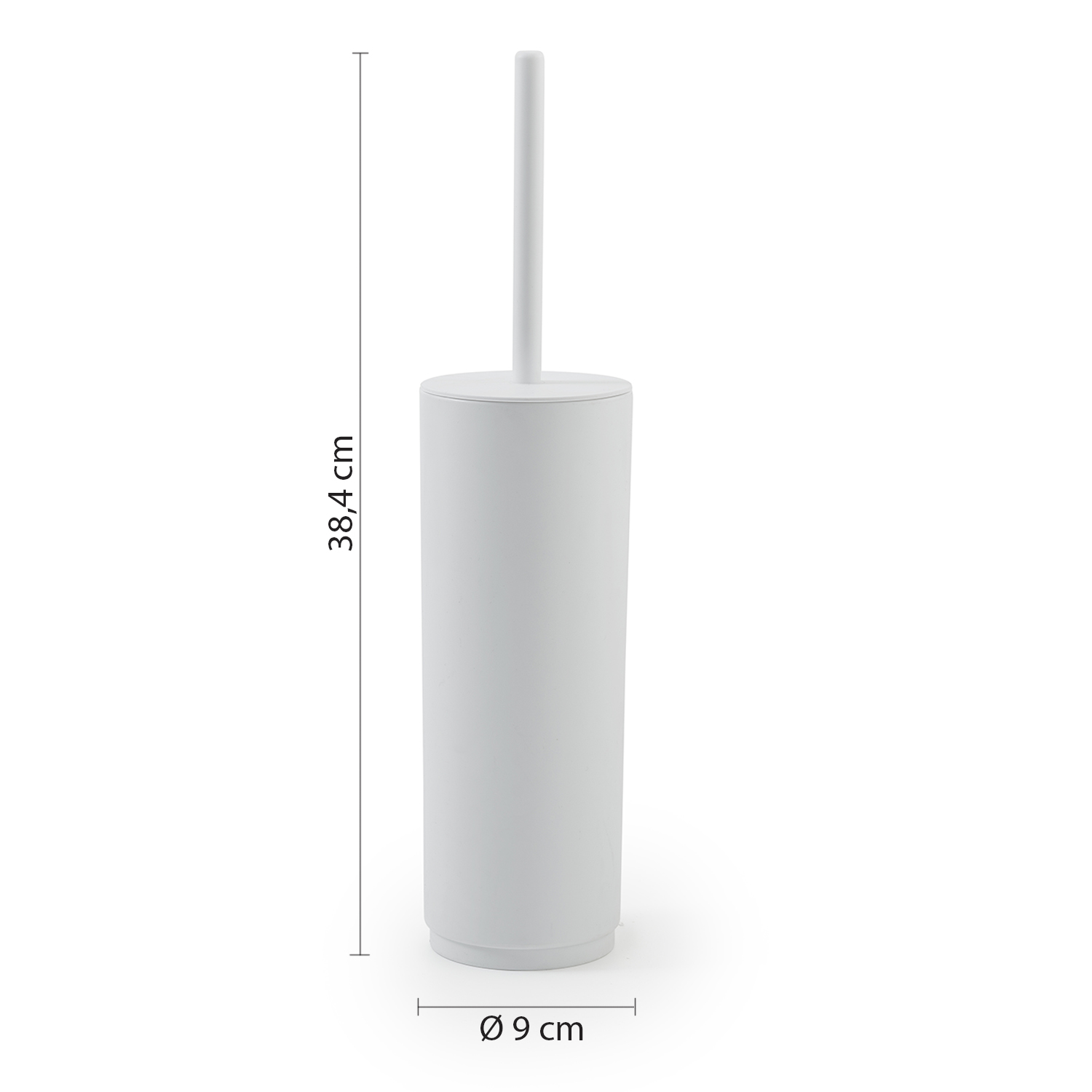 gedy-sharon-porte-brosse-wc-blanc-mat-poser image 2