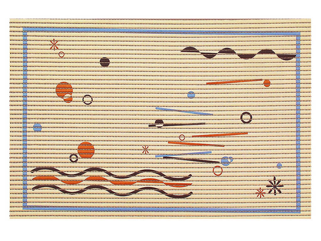 bisk-tapis-bain-mousse-abstract-50x80-cm-multicolore image 1