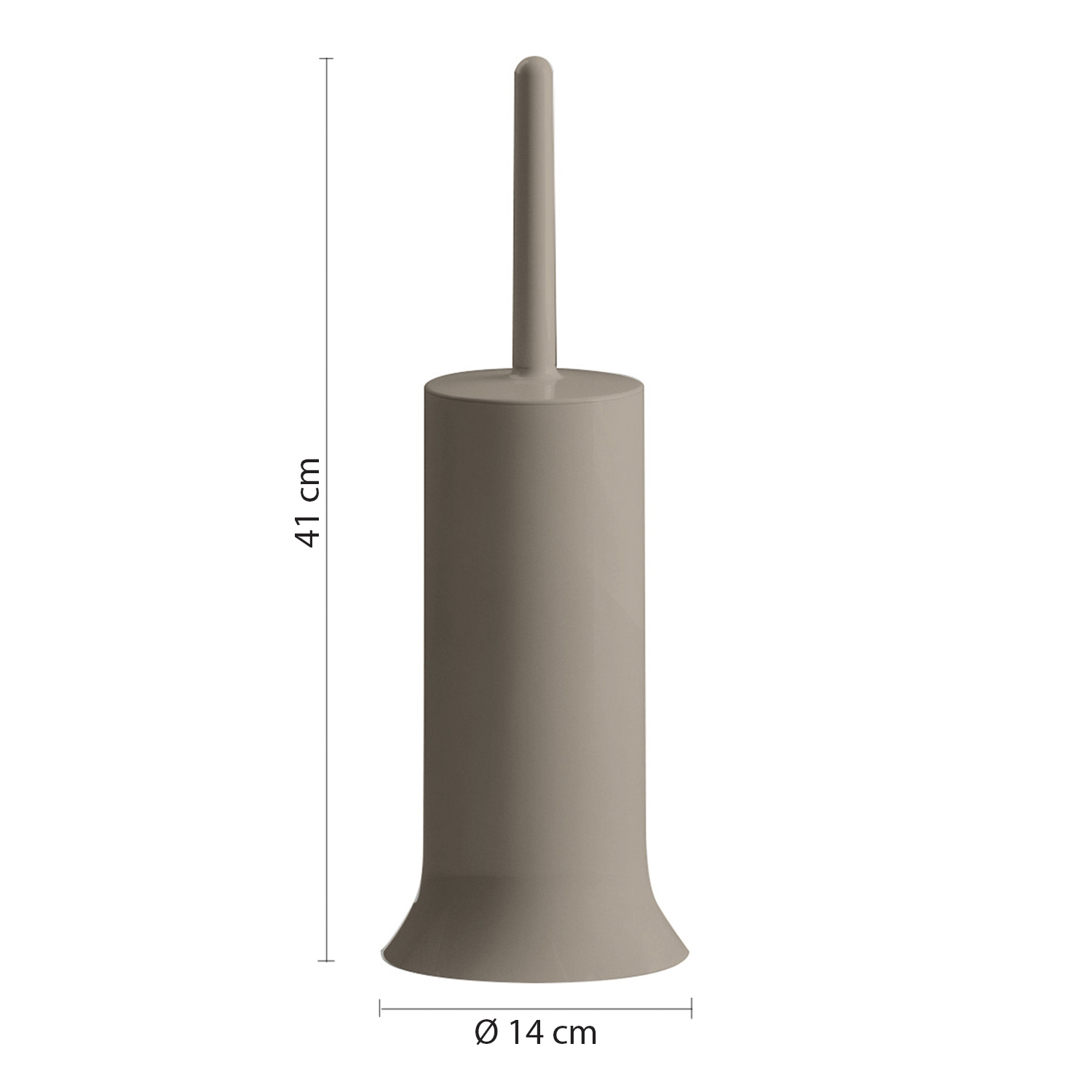 gedy-peter-porte-brosse-wc-gris-tourterelle image 2