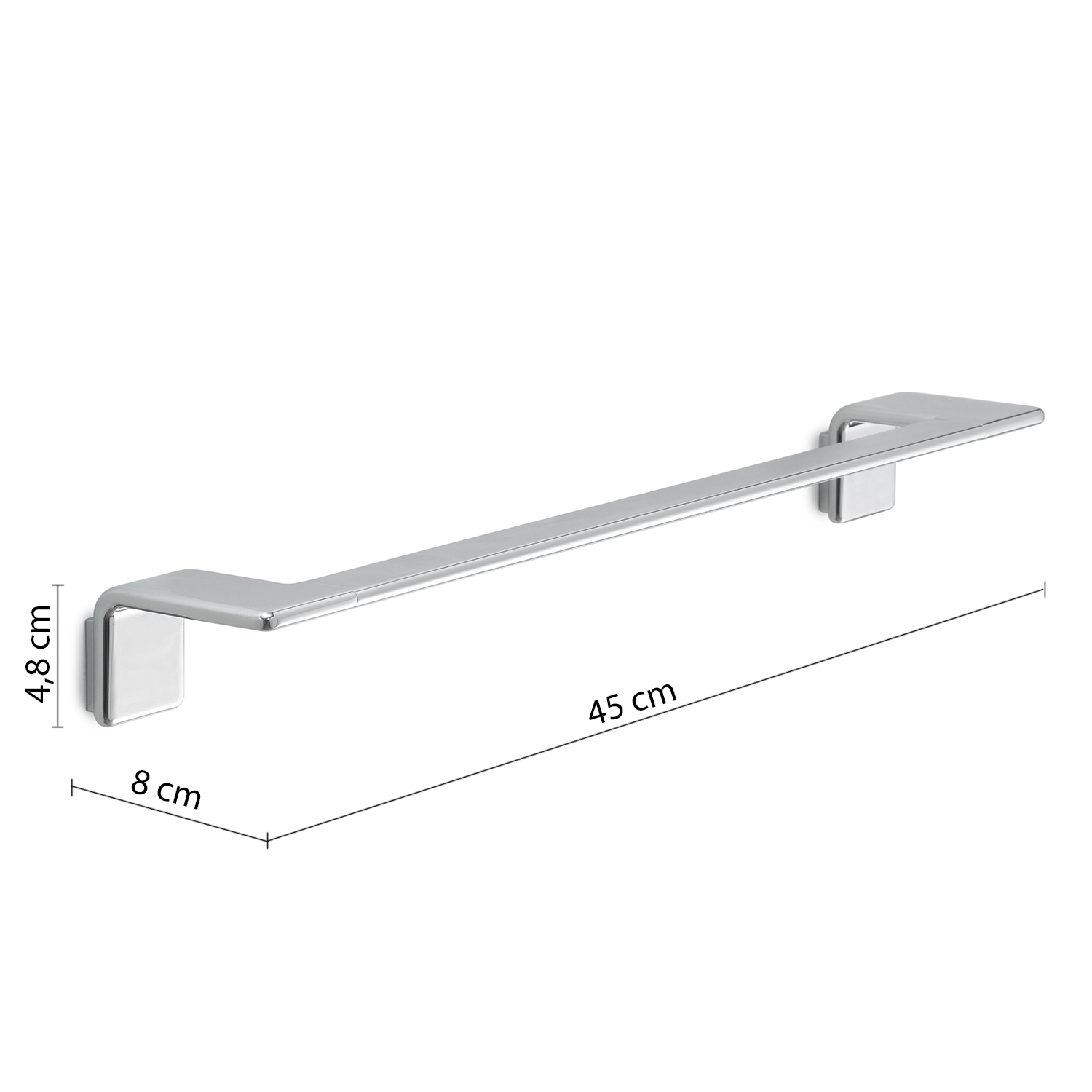 gedy-il-giglio-barre-porte-serviettes-45-cm-chrome image 2