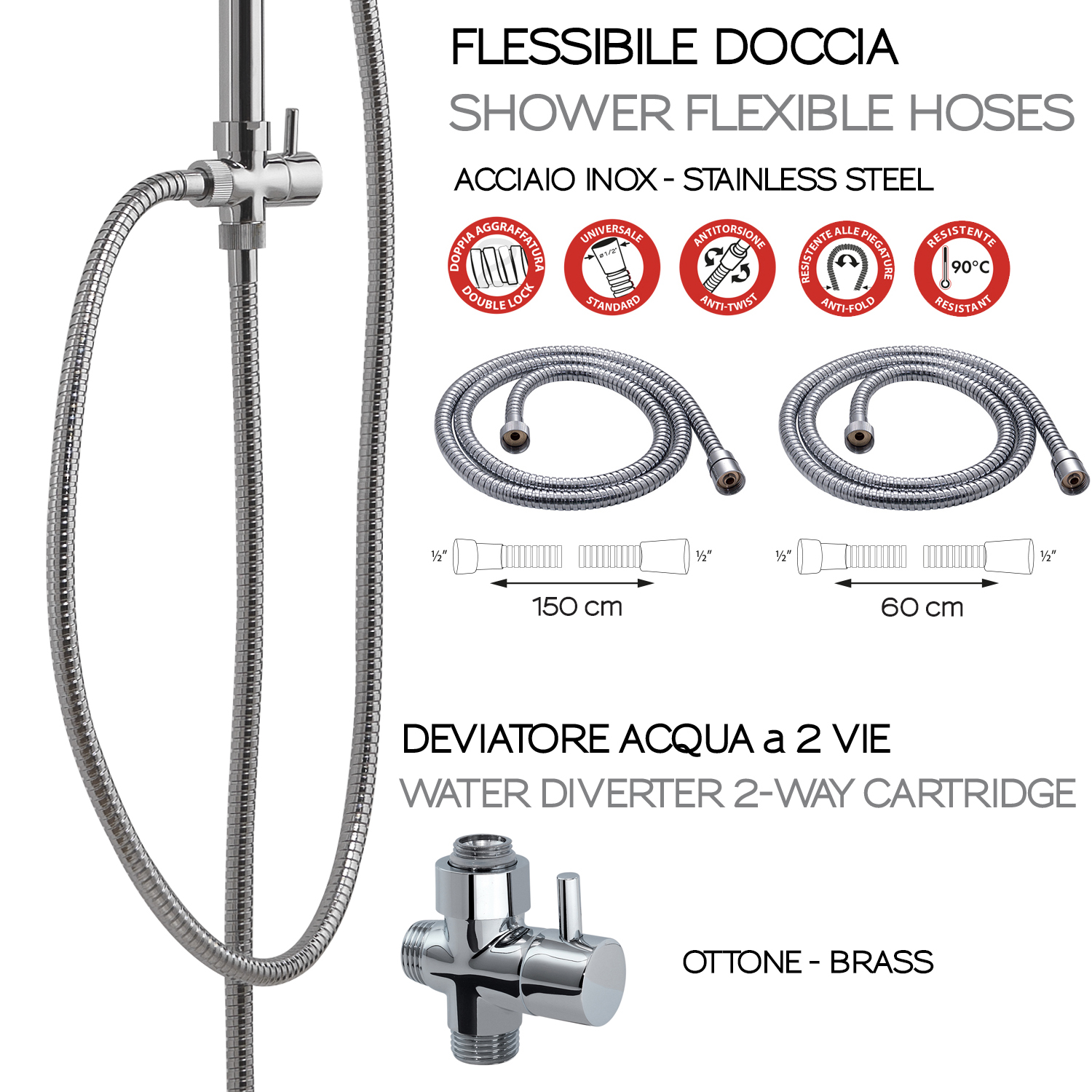 gedy-star-00-colonne-de-douche-extensible-chrome image 5