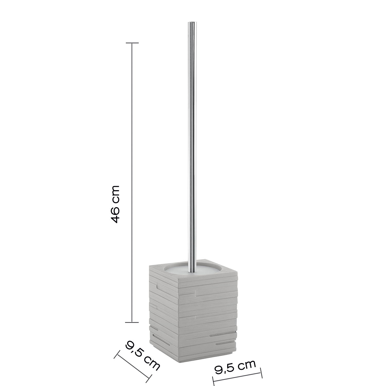 gedy-quadrotto-brosse-wc-gris-poser image 2