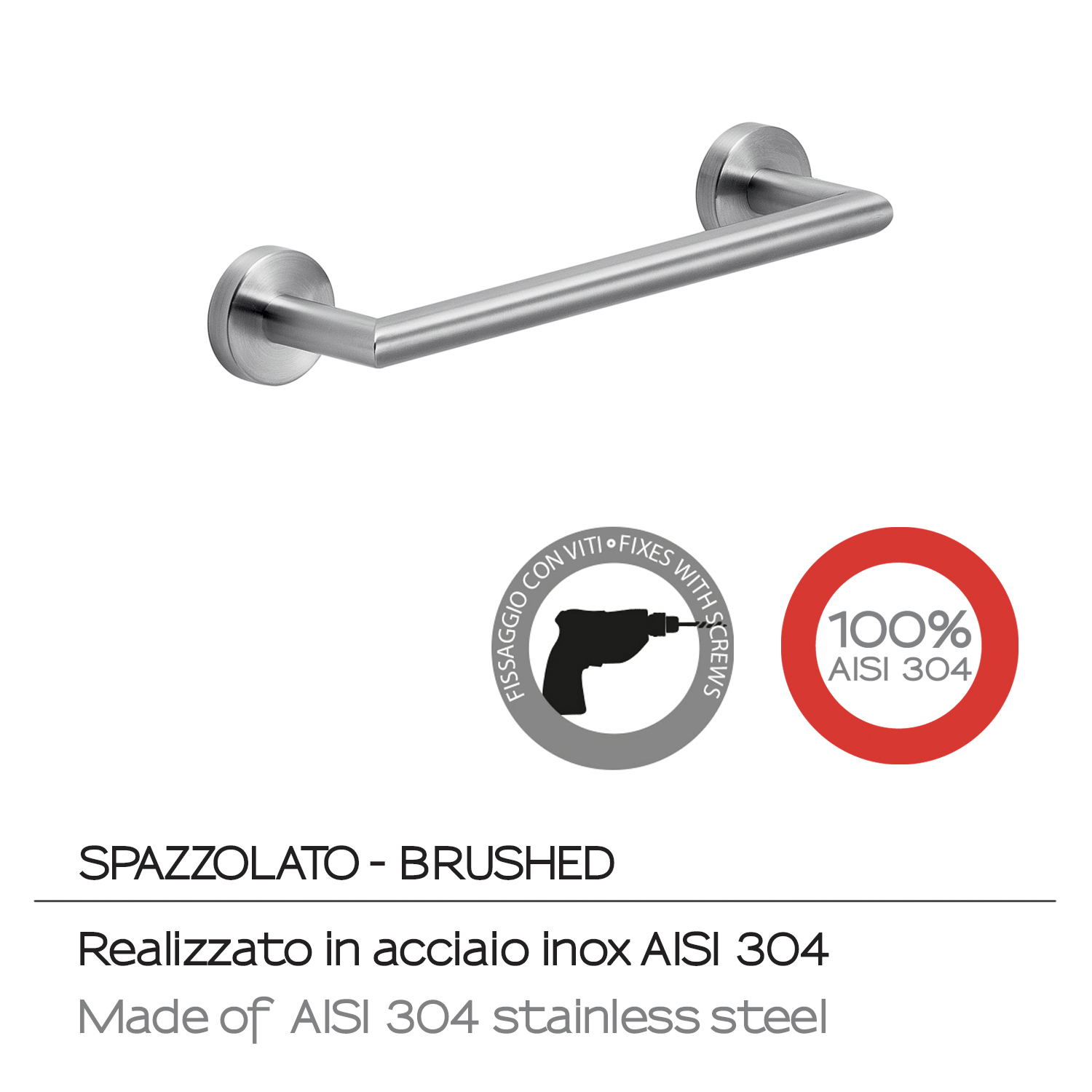 gedy-project-porte-serviette-30-cm-bross-fixer image 2
