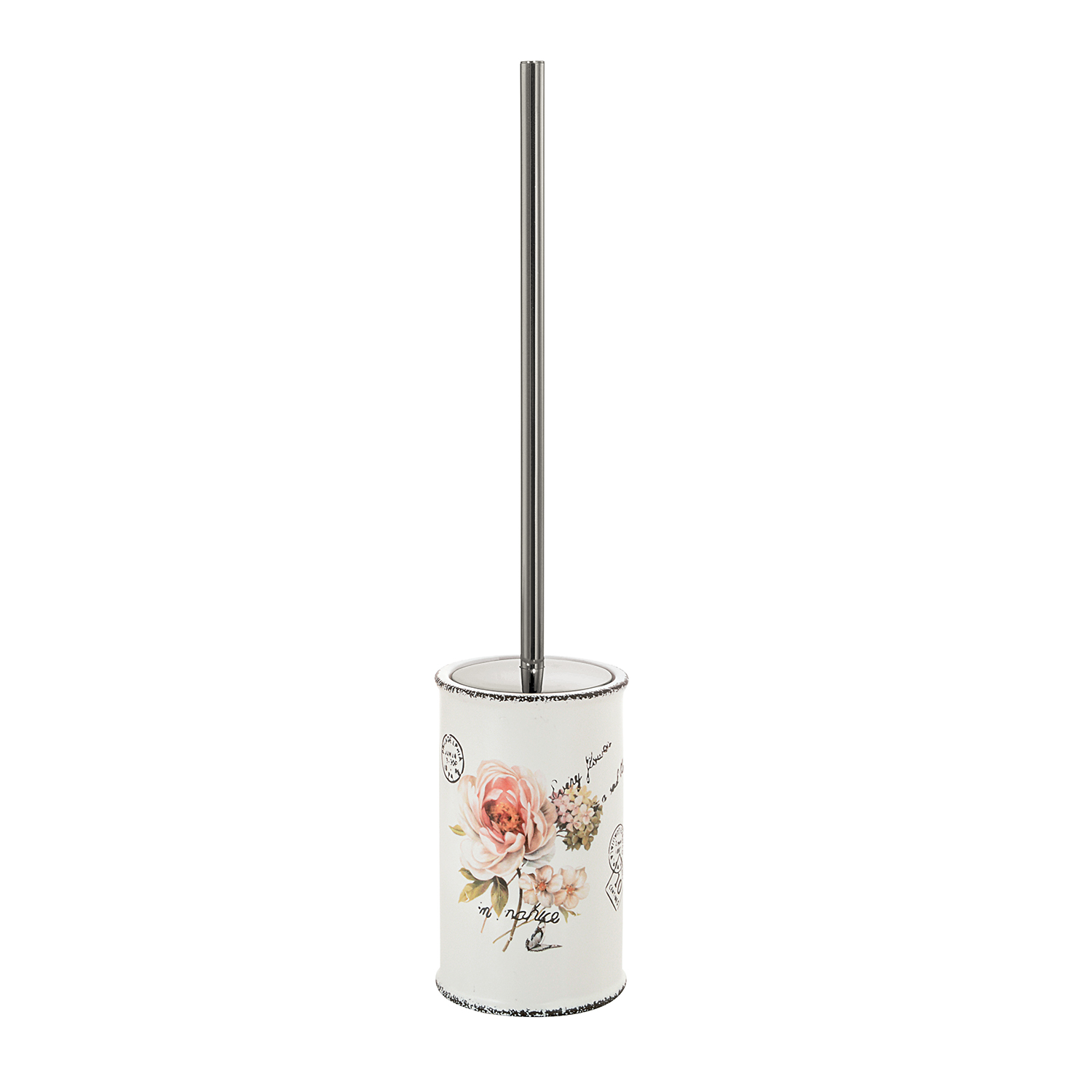 gedy-clothilde-porte-brosse-wc-blanc-poser image 1
