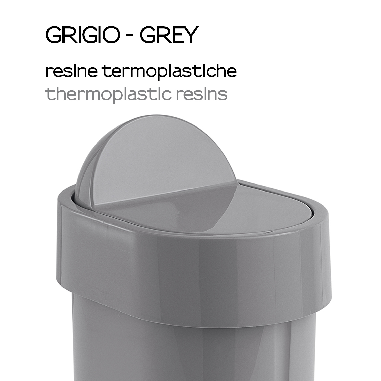gedy-junior-poubelle-gris-salle-de-bain-wc-plastique image 5