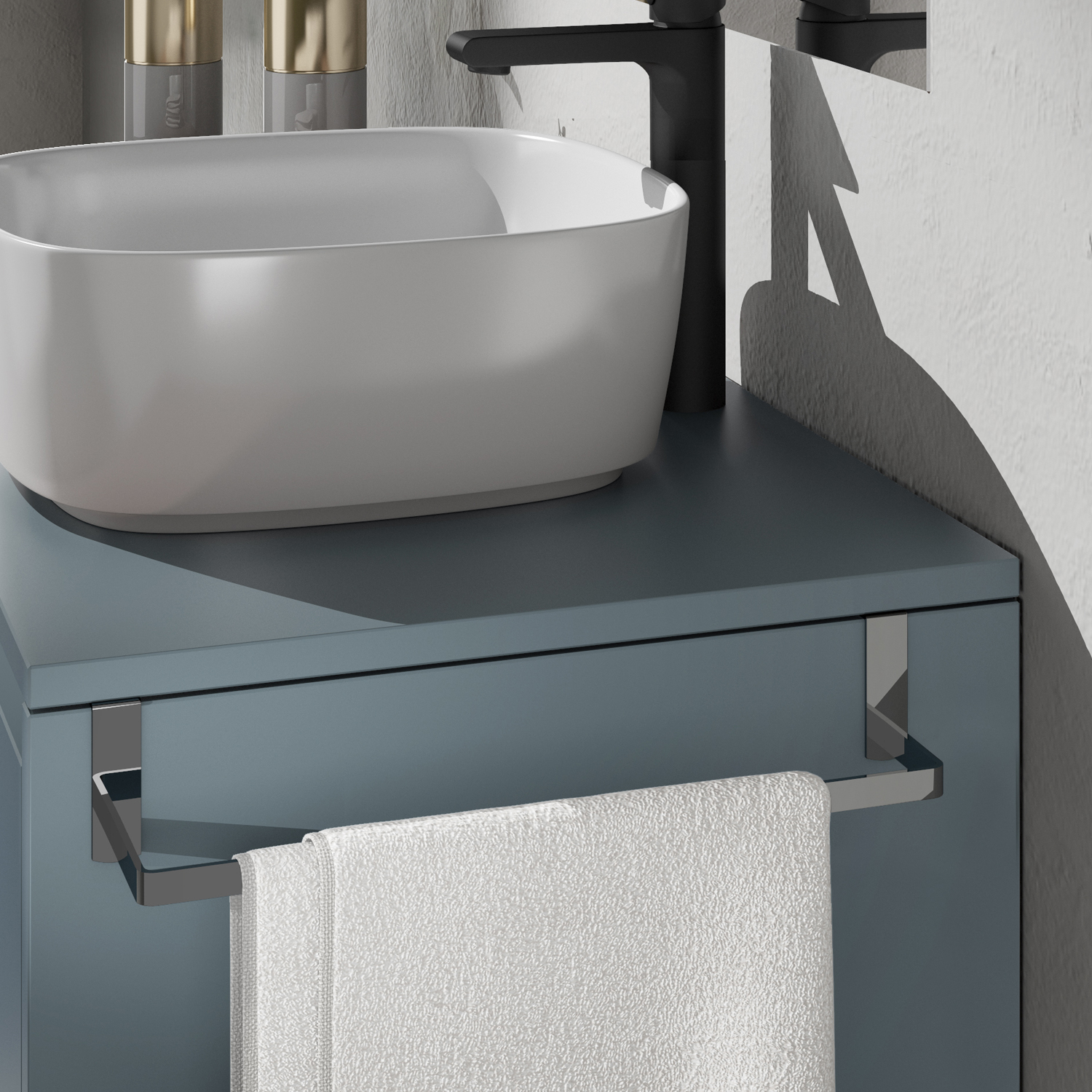 gedy-tosca-porte-serviettes-dessus-de-porte-chrome image 4