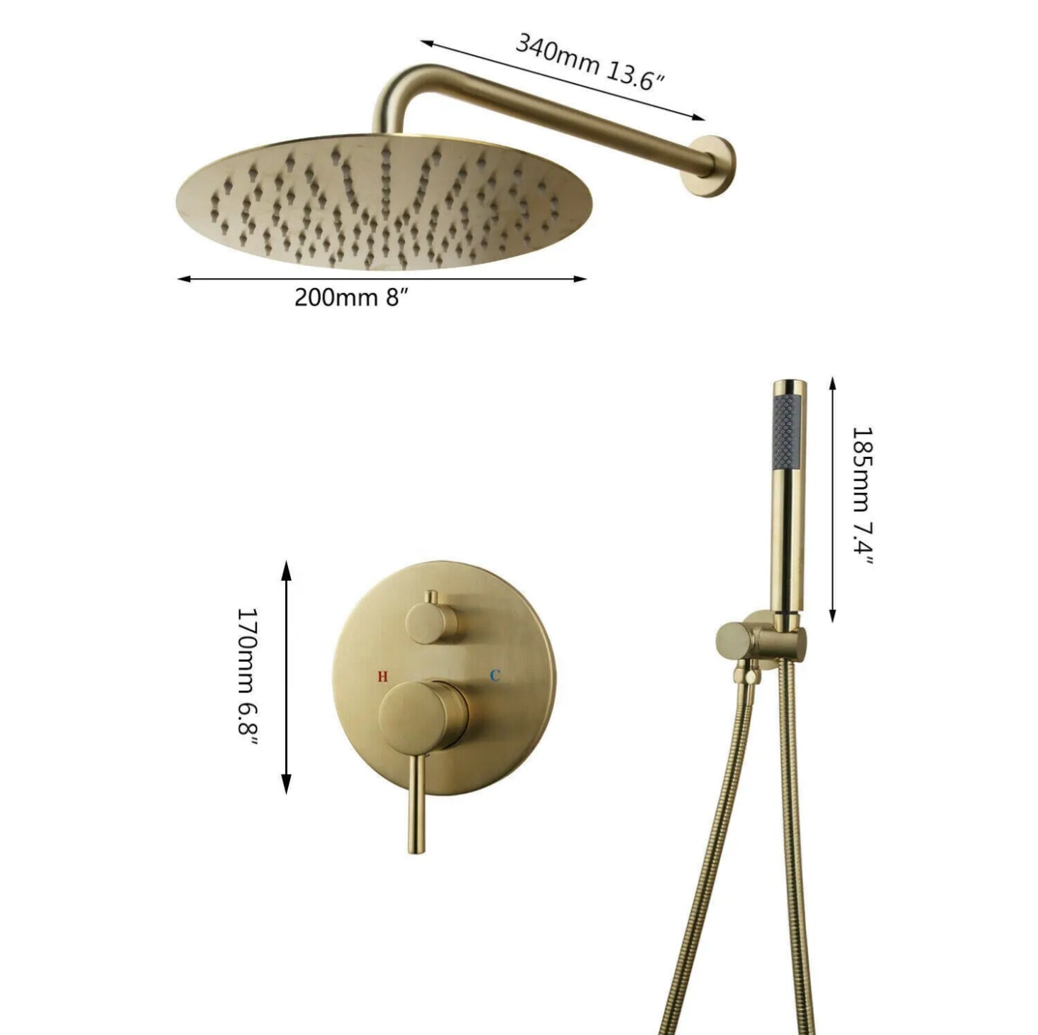 hudor-scamandre-sc41-douche-encastr-e-dor-bross image 6