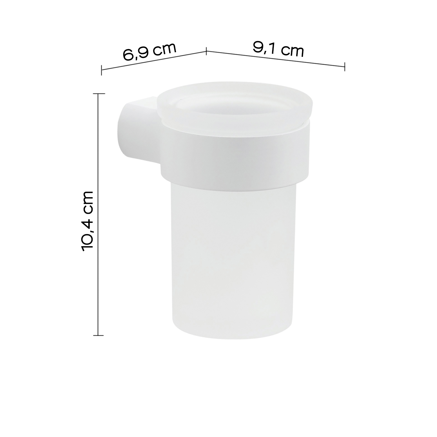 gedy-pirenei-porte-brosse-dents-blanc-mat-poser image 2