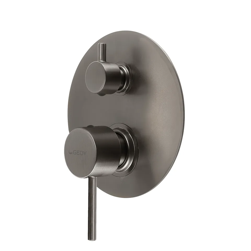 gedy-garda-mitigeur-douche-encastr-gun-metal-2 image 1