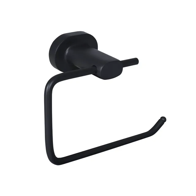 bisk-go-distributeur-rouleau-papier-wc-noir-mat image 1