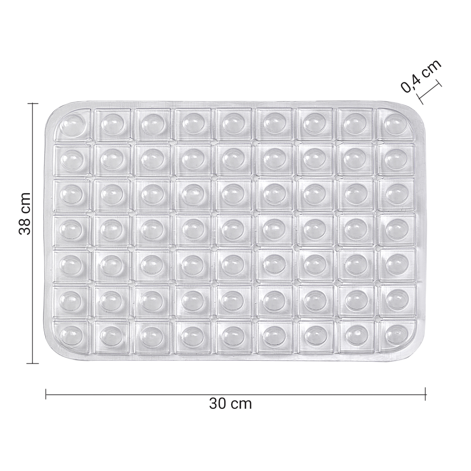 gedy-stamp-tapis-d-vier-30x38-cm-transparent image 2