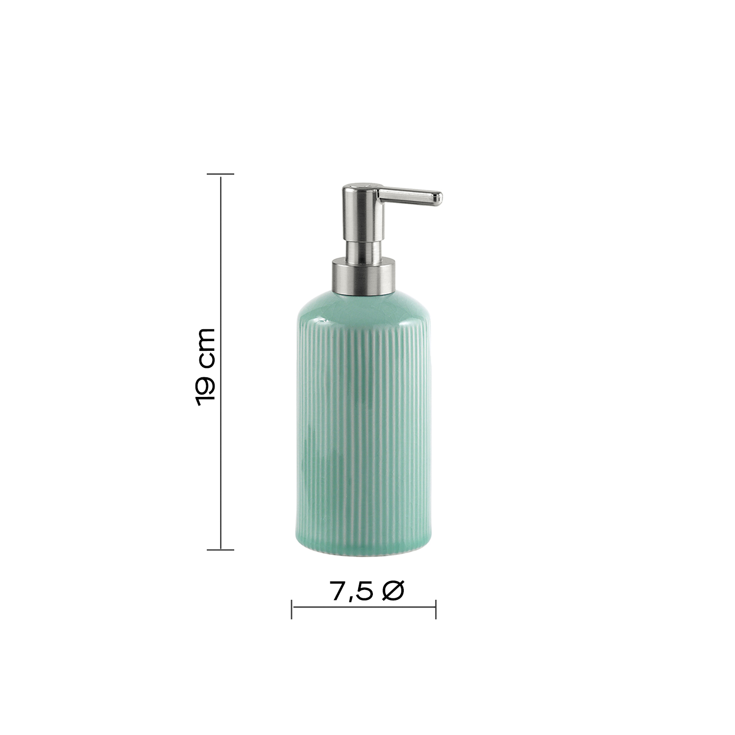 gedy-sabina-distributeur-de-savon-aigue-marine image 2
