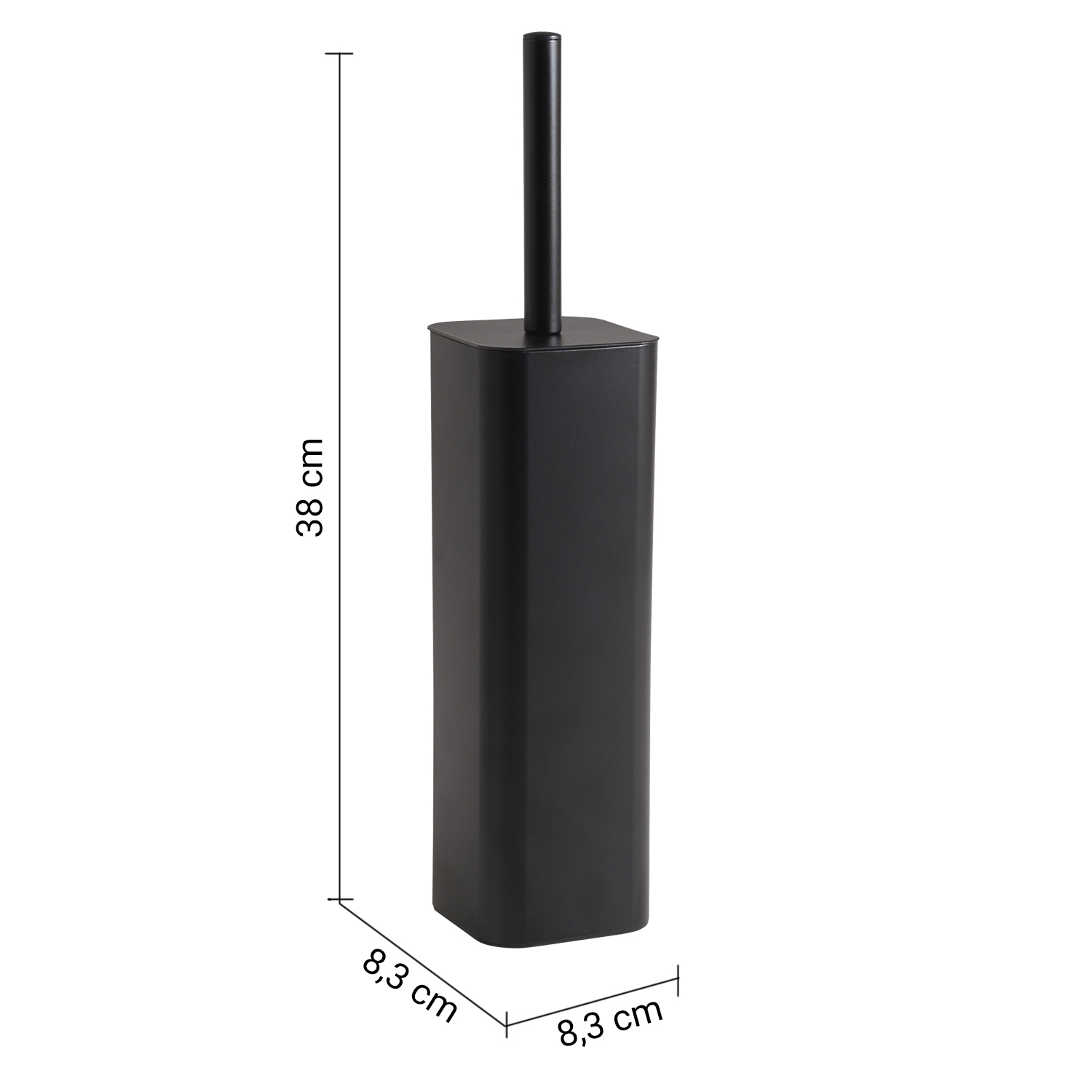 gedy-jack-porte-brosse-wc-noir-mat-poser image 2
