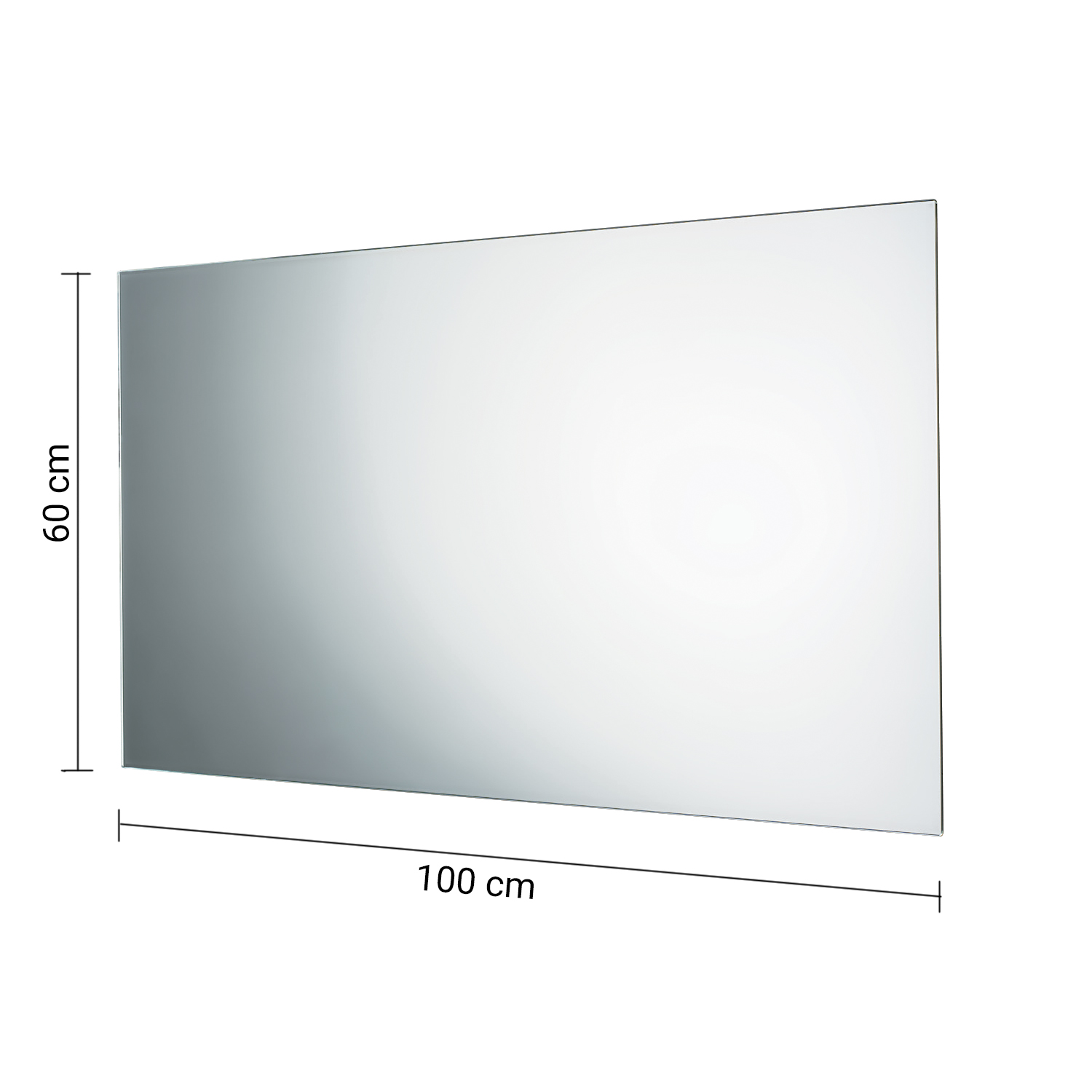 gedy-william-miroir-bord-poli-100x60-cm image 2
