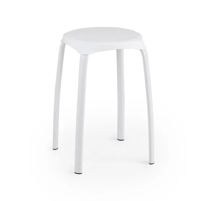 gedy-quadro-tabouret-salle-de-bain-blanc image 1
