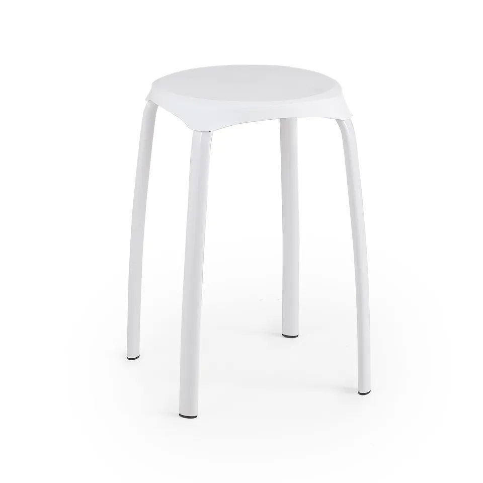 gedy-quadro-tabouret-salle-de-bain-blanc image 1