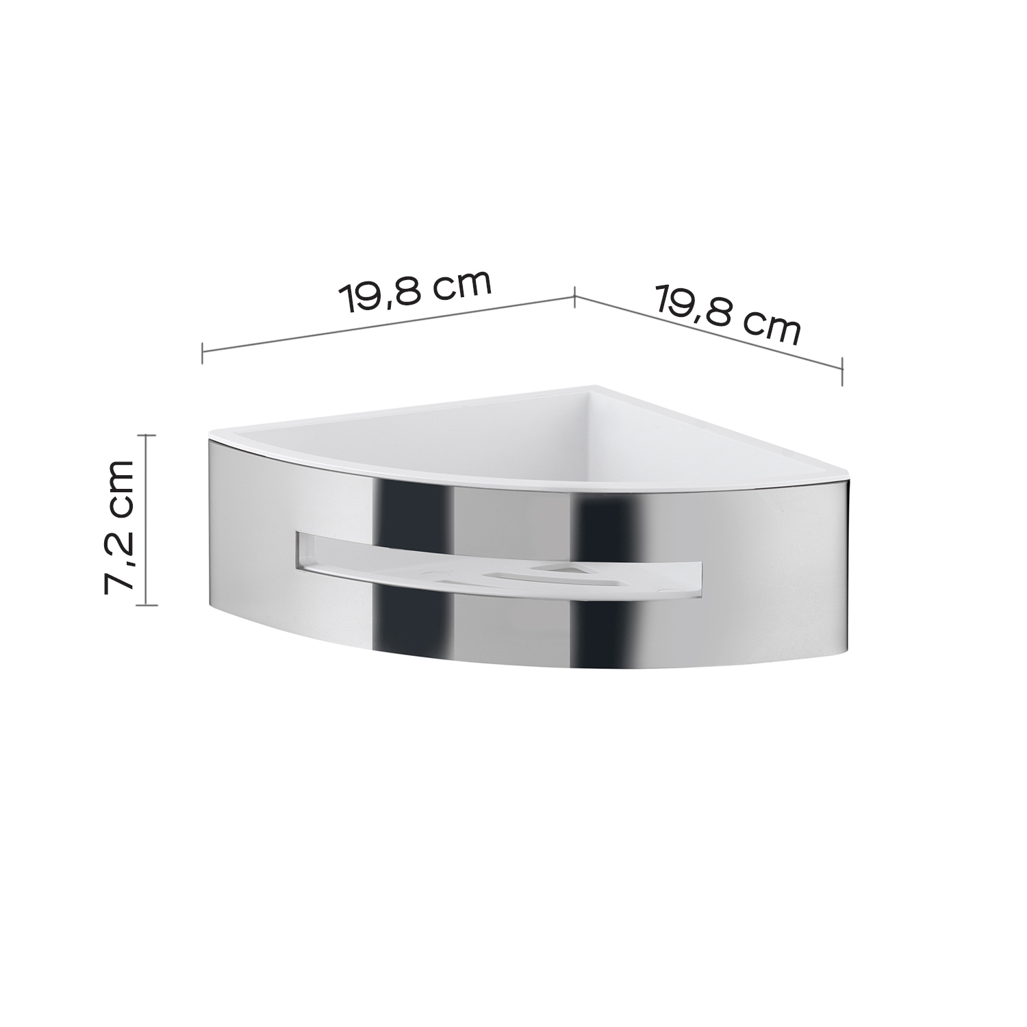 gedy-poseidon-panier-de-douche-angle-blanc-poli image 2