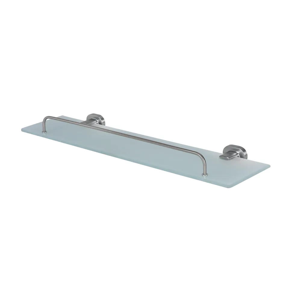 bisk-go-tablette-nickel-satin-tag-re-salle-de-bain image 1