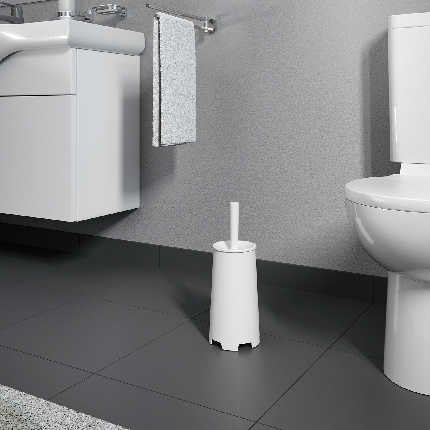 gedy-oscar-porte-brosse-wc-blanc image 3
