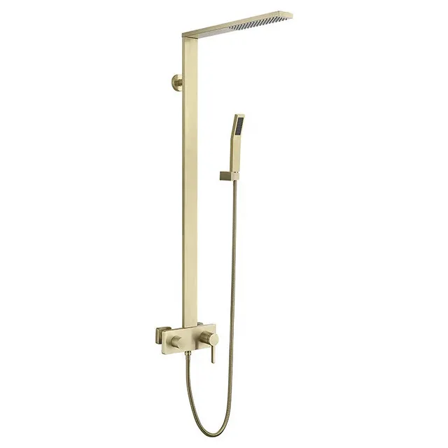 hudor-scamandre-40003-colonne-de-douche-dor-bross image 1