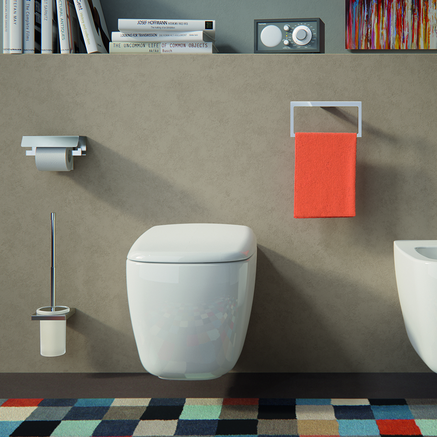 gedy-lanzarote-anneau-porte-serviette-chrome-mural image 3