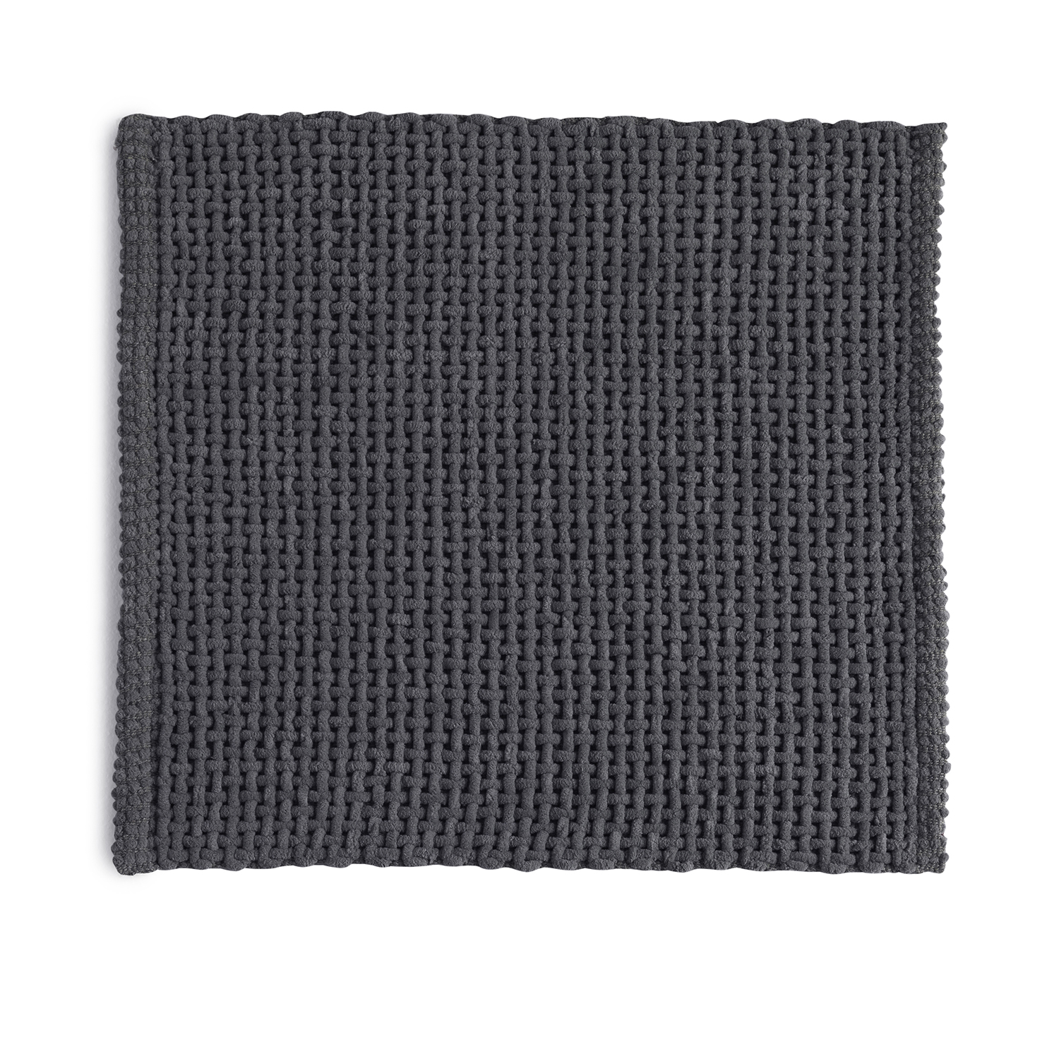 gedy-knot-tapis-de-bain-50x50-gris-coton image 1