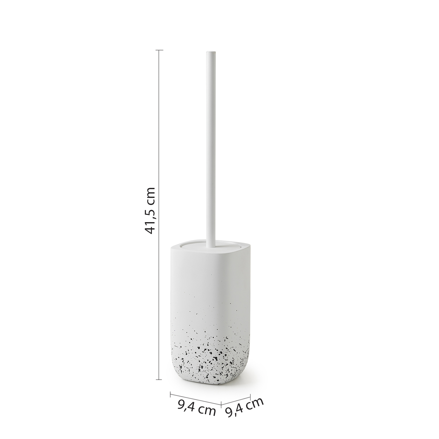 gedy-layla-porte-brosse-wc-poser-blanc-mat image 2
