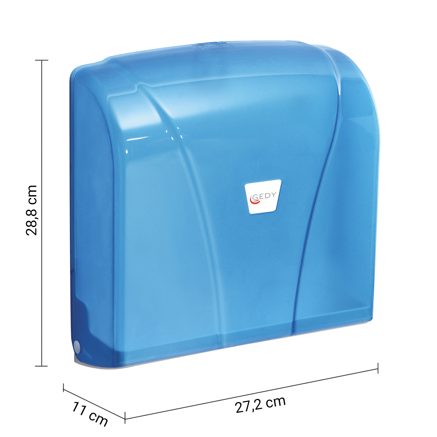 gedy-club-distributeur-papier-bleu-ciel image 2