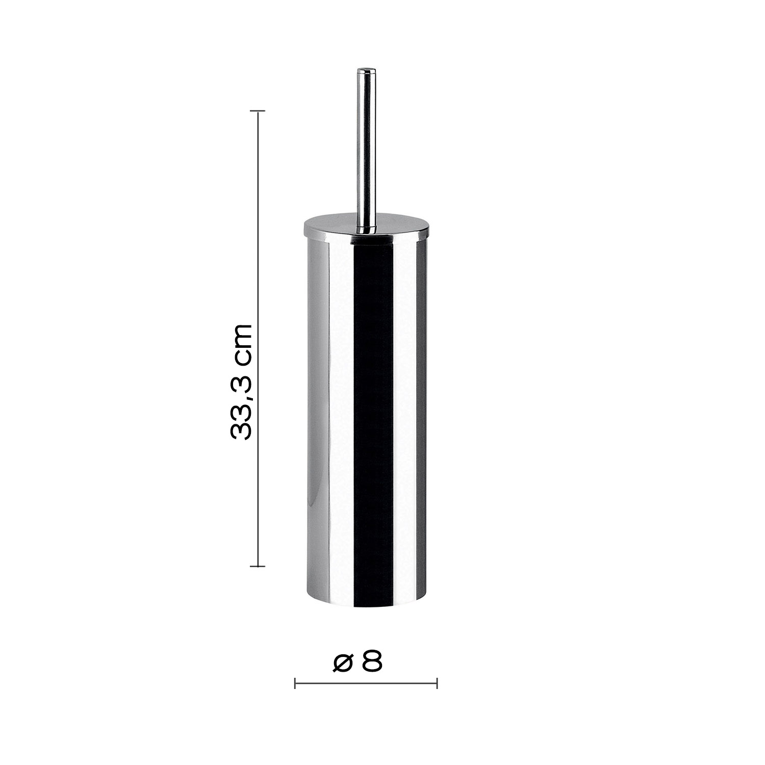 gedy-genziana-porte-brosse-wc-poli image 2