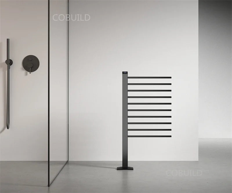 hudor-essential-porte-serviettes-chauffant-noir-inox image 3