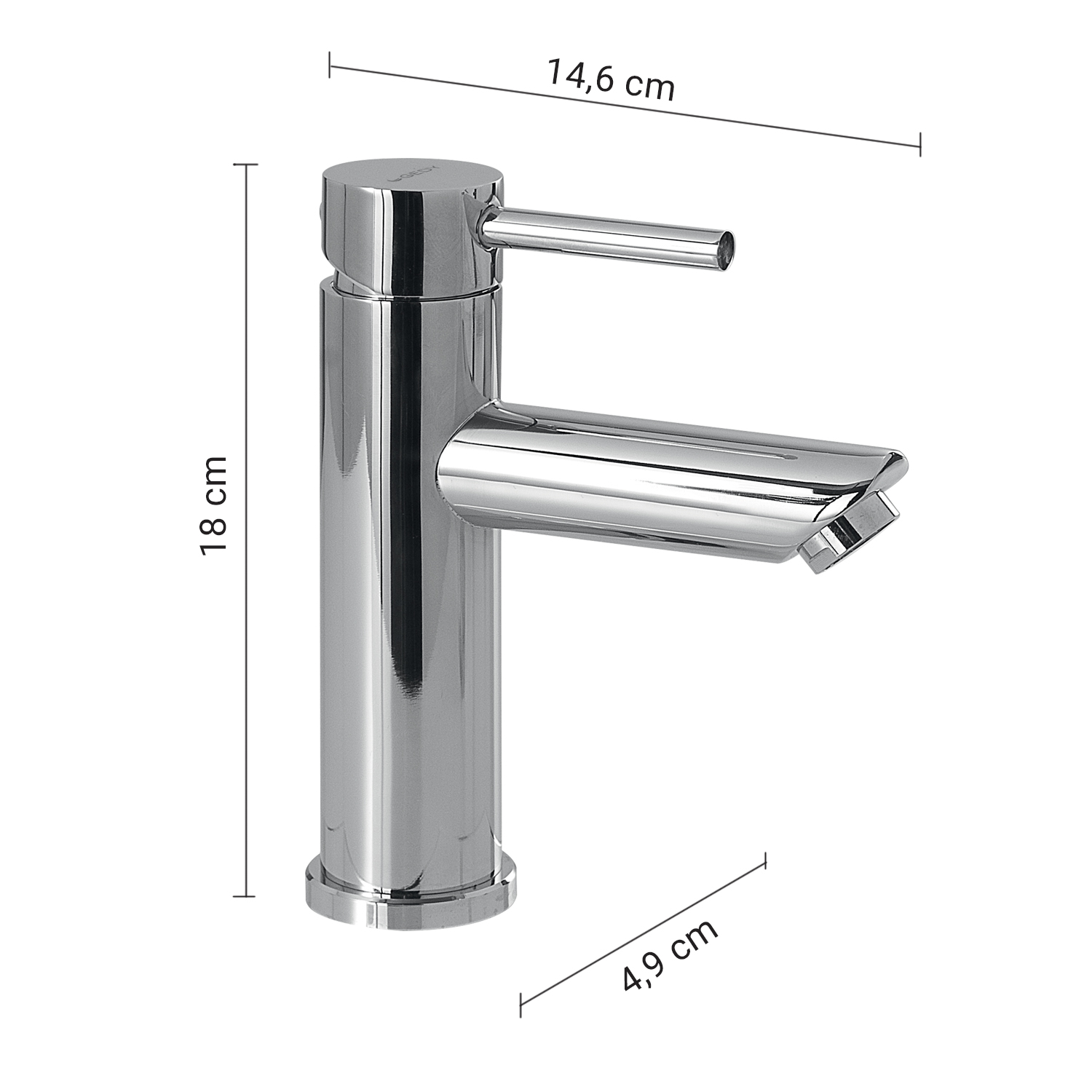 gedy-garda-mitigeur-lavabo-bas-chrom image 2