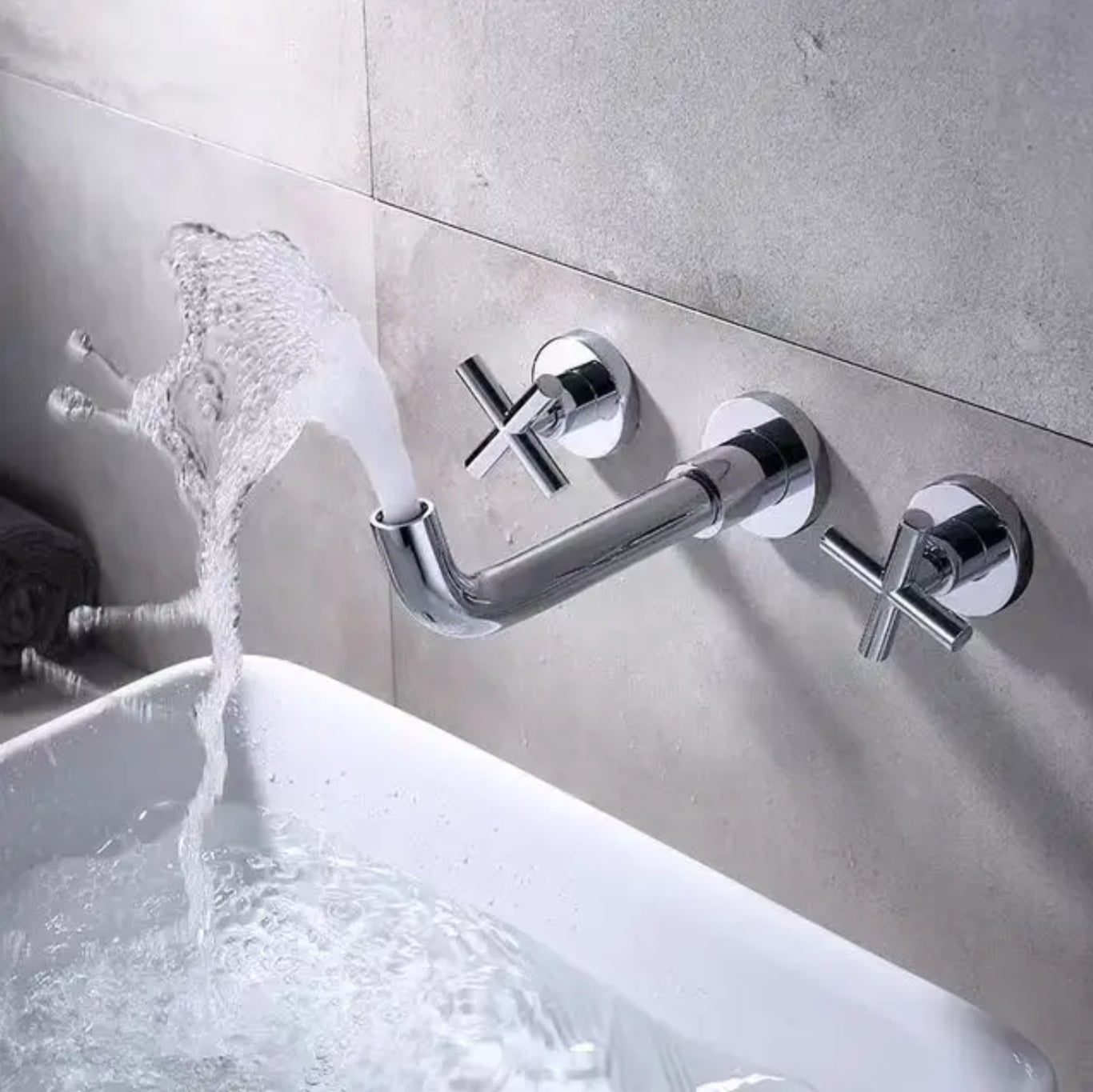 hudor-rymanthe-532-robinet-lavabo-mural-chrom-3-trous image 5