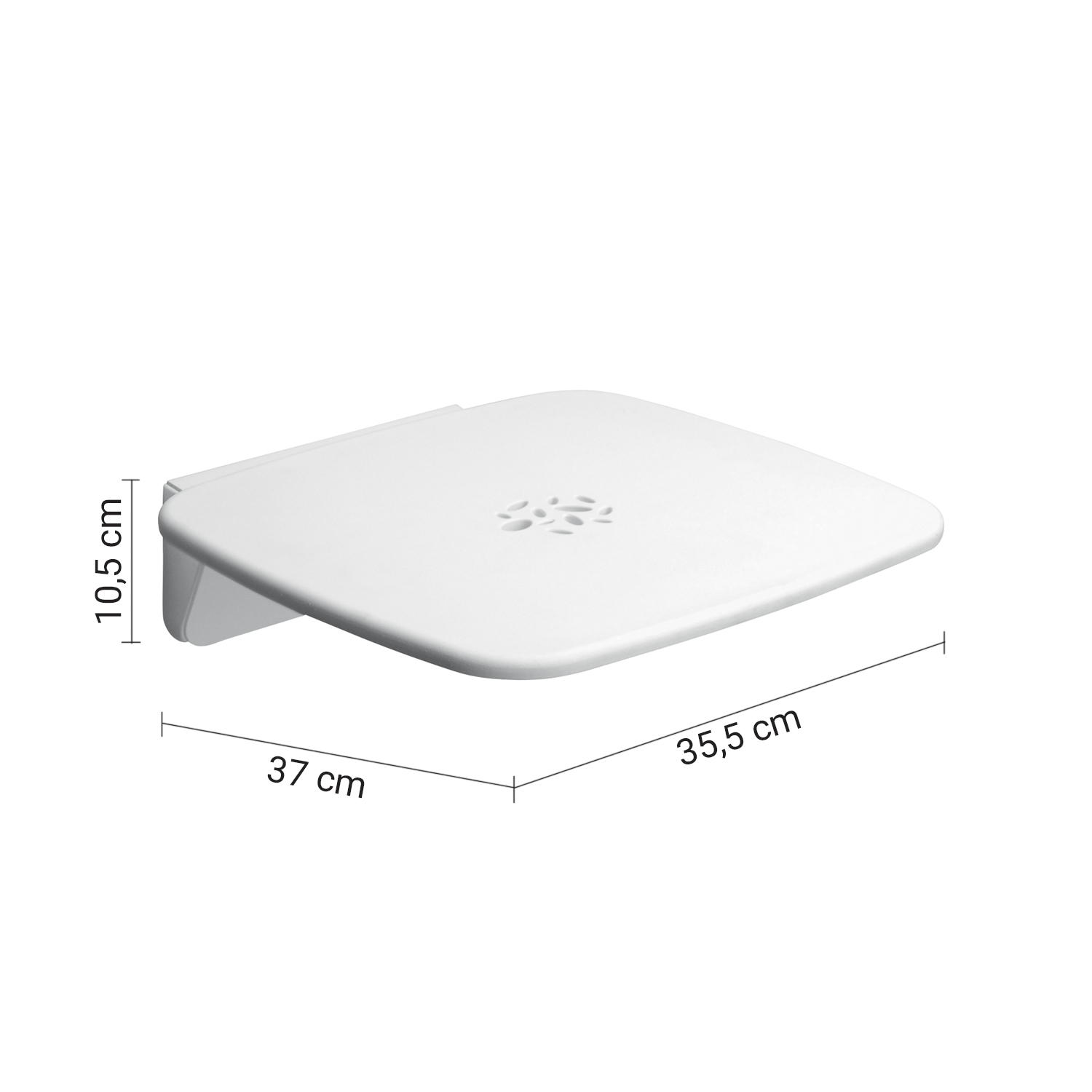 gedy-contract-prima-classe-si-ge-douche-repliable-blanc image 2