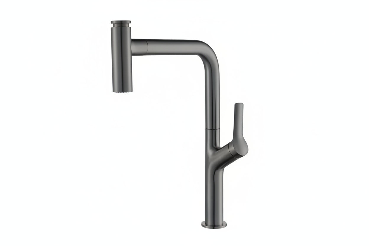 hudor-pernesse-mitigeur-cuisine-gunmetal-laiton-sans-plomb image 1