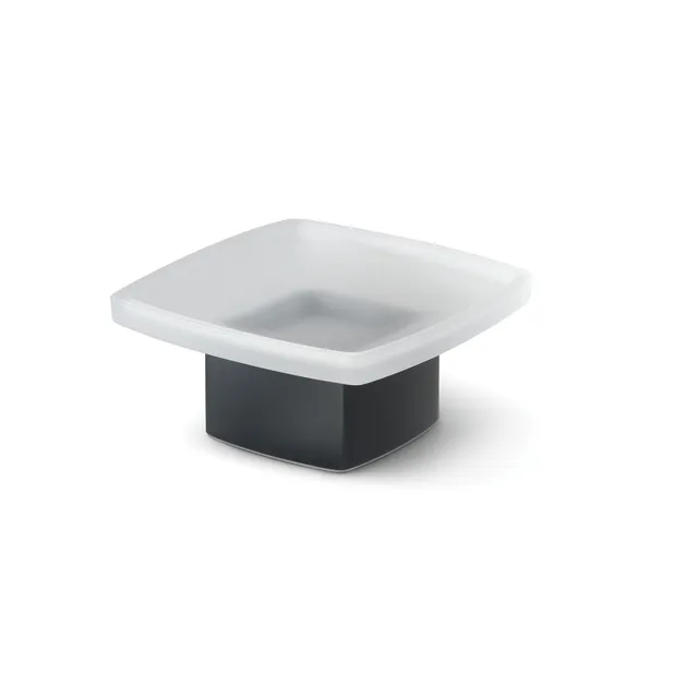 gedy-lounge-porte-savon-poser-noir-mat image 1