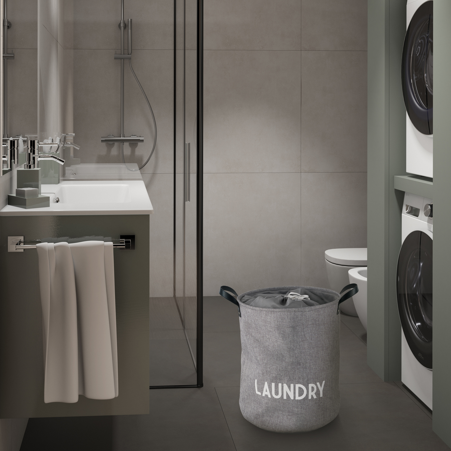 gedy-minimal-panier-linge-58-l-gris image 3