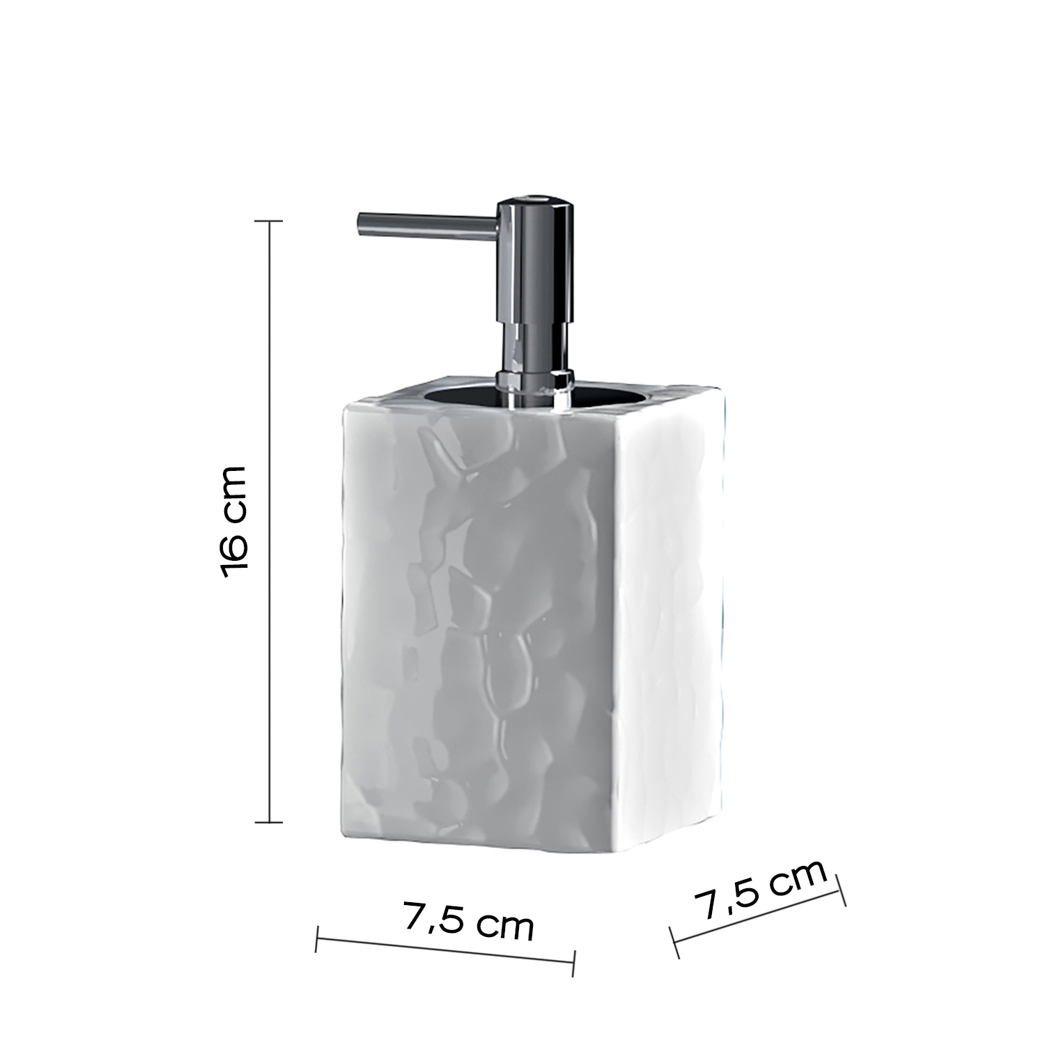 gedy-new-martina-distributeur-de-savon-blanc image 2