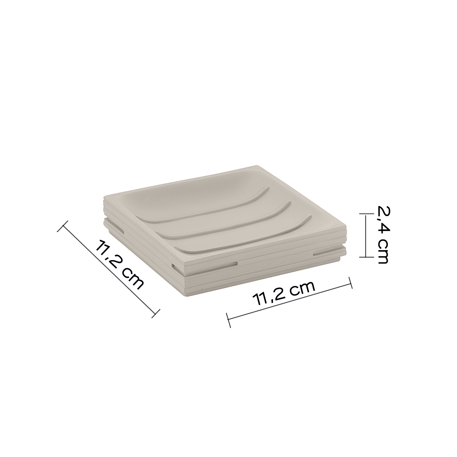 gedy-quadrotto-porte-savon-gris-tirage-l-ger image 2