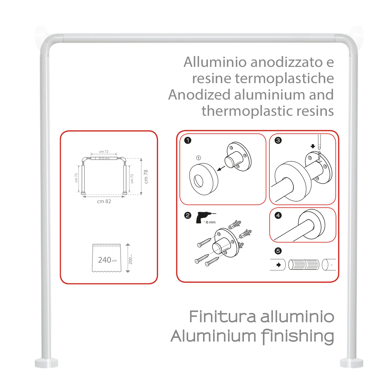 gedy-barre-angulaire-rideau-de-douche-aluminium image 4