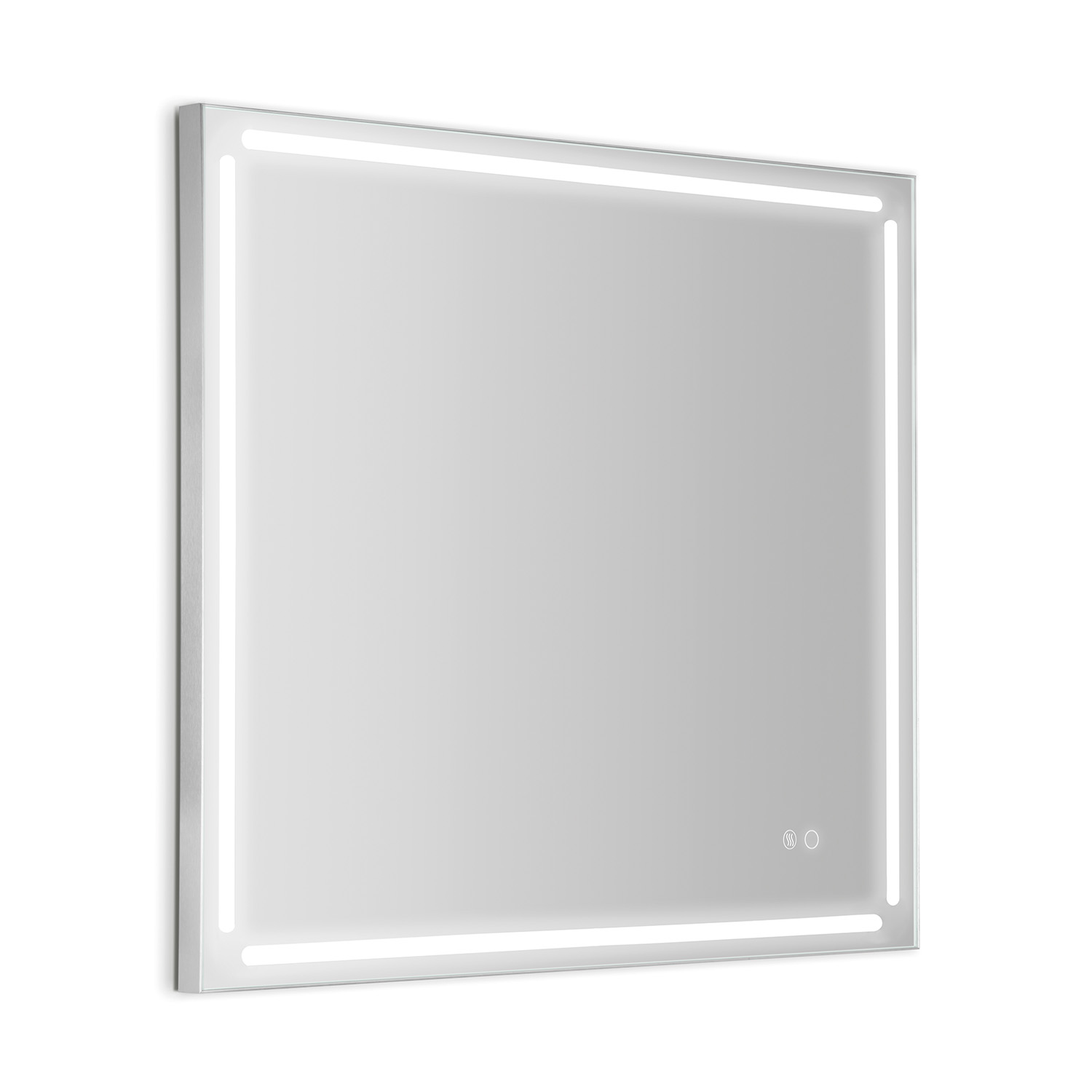 gedy-paul-miroir-salle-de-bain-80x80-cadre-bross image 1