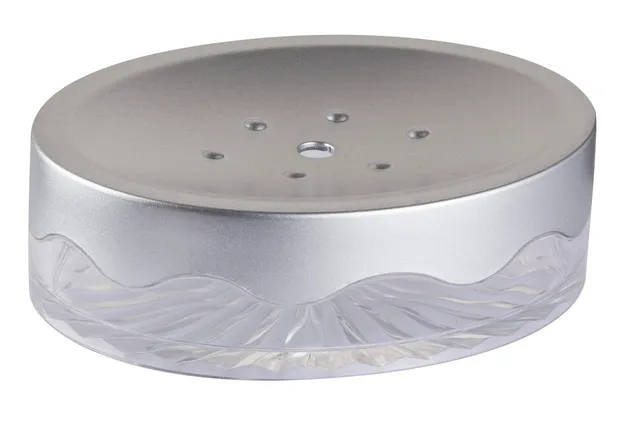 bisk-clear-porte-savon-poser-transparent image 1
