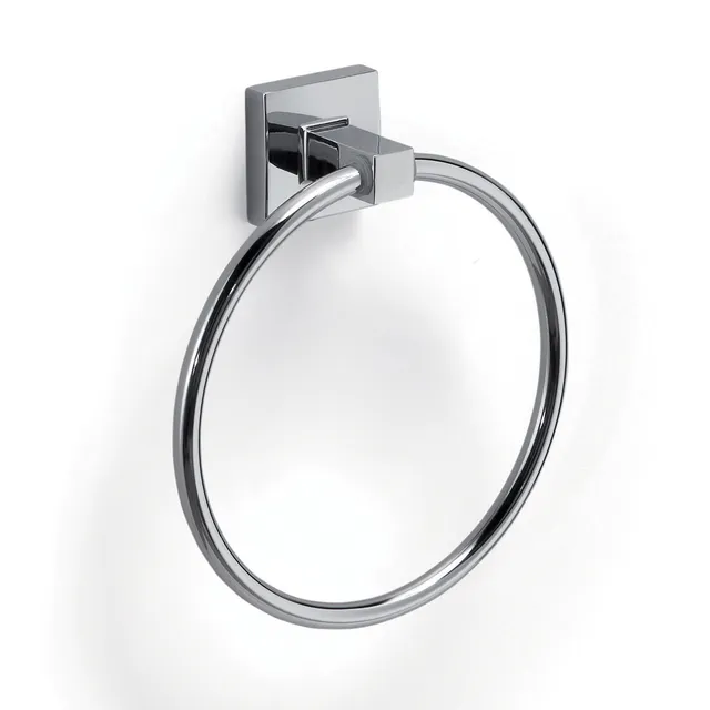 gedy-olimpo-anneau-porte-serviette-chrome-mural image 1