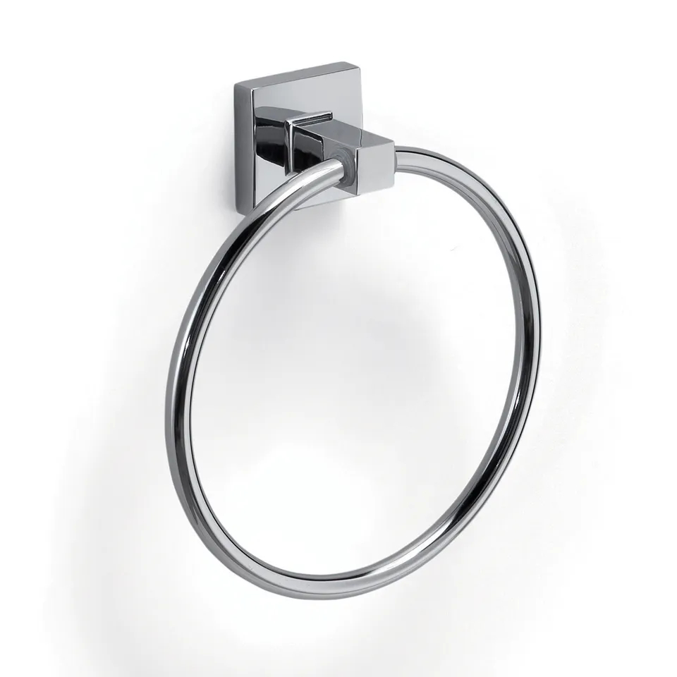 gedy-olimpo-anneau-porte-serviette-chrome-mural image 1