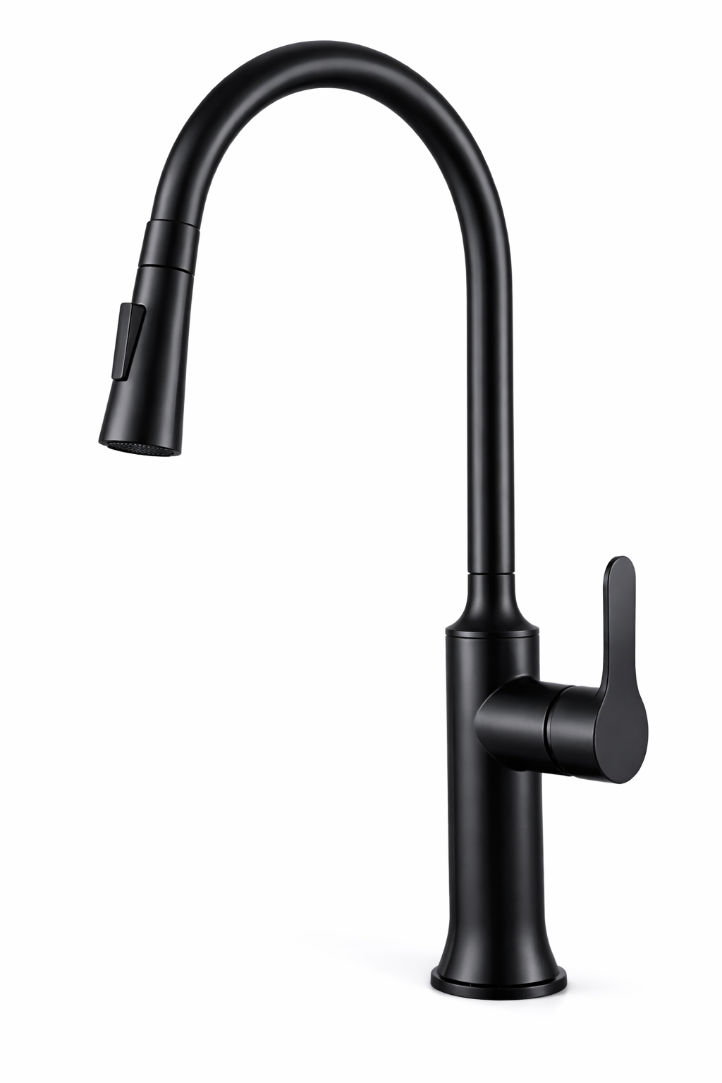 hudor-essential-k0625a-mitigeur-cuisine-noir-mat-douchette image 1