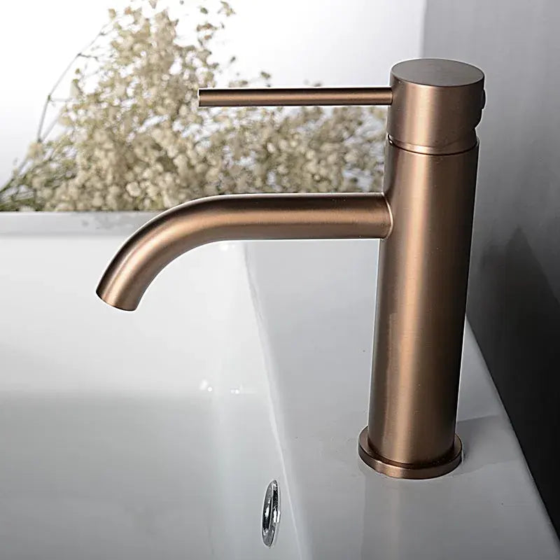 hudor-p-n-e-b205-robinet-lavabo-rose-dor-laiton image 4