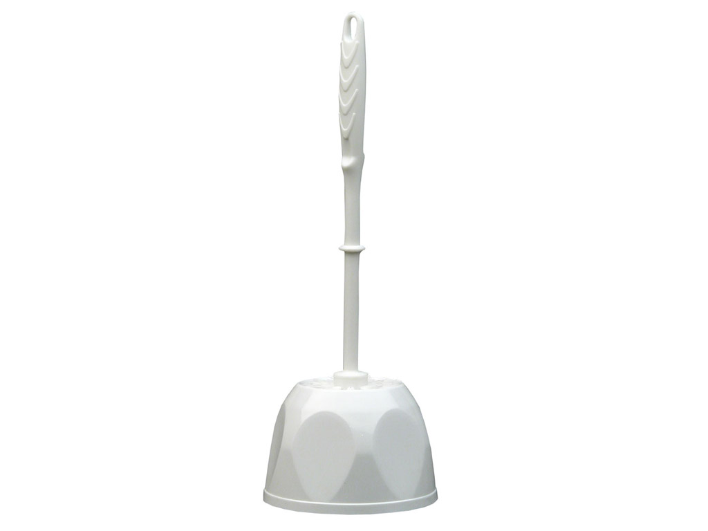 bisk-iza-porte-balayette-wc-avec-brosse-blanc image 2