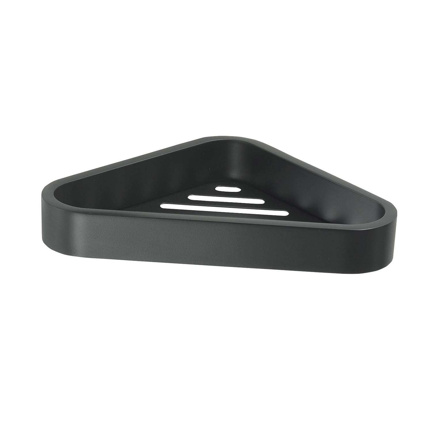 gedy-outline-porte-objets-d-angle-douche-noir-mat image 1